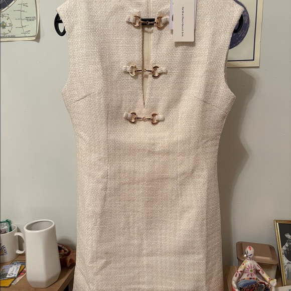 NWT Tweed Sleeveless Mini Dress - Picture 7 of 10